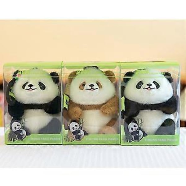 Suloinen Panda-avainketju, tukeva PP-puuvillainen sarjakuva-riipus reppuun tai käsilaukkuun, rentoon pukeutumiseen, päivittäiseen käyttöön (Hanhan)