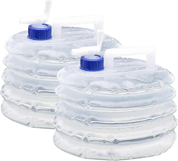 2 × 10L sammenklappelig vandbeholder, vandbeholder genanvendelig drik