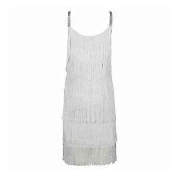 Cocktailkjole Hårbånd Great Gatsby 1920'erne Fringe Flapper Party Tassel Mode (S Sort)
