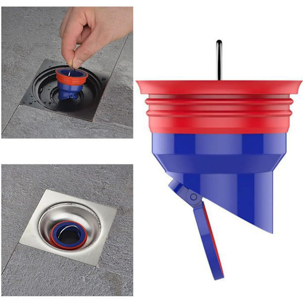 Avloppsbackflödesförhindrare Anti  för 35-52mm Lukt Golvsil Fi
