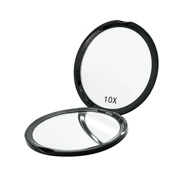 2pcs Magnifying Compact Purse Mirror with 10x Magnification - Dou