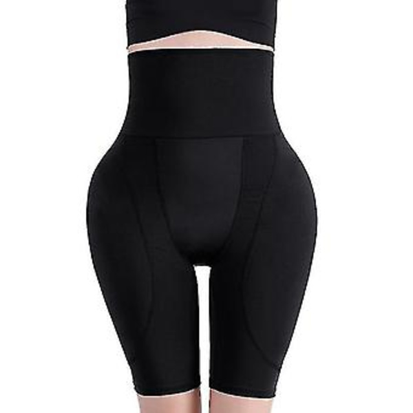 Swear Vadderade Butt Lifter Byxor Hög Midja Er För Kvinnor Tum Sr Höftförstärkare Lår (2XL SVART)