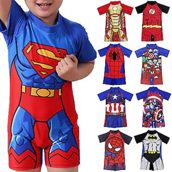 Badkläder för barn, Superman, endelat, 3-11 år (Superman, 6-8 år)