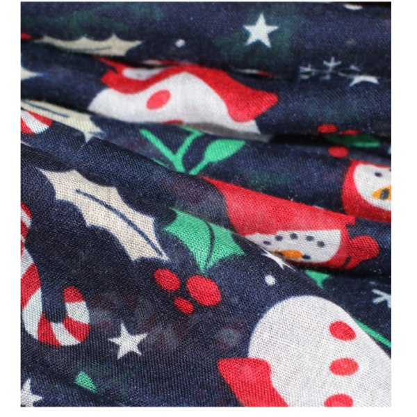 Jul Infinity Scarf Lättviktig Loop Sheer Scarves för Kvinnor