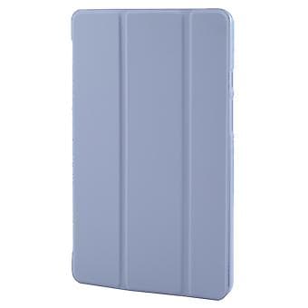 Tri-fold lærtablettveske for Samsung Galaxy Tab A9 (Lavendelgrå)