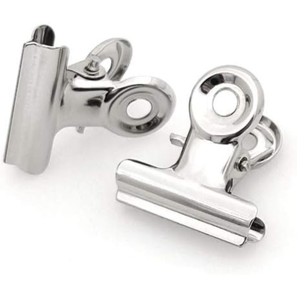 30 stk. små metalclips til papir, billetter, mærker, tasker, butikker, kontorer