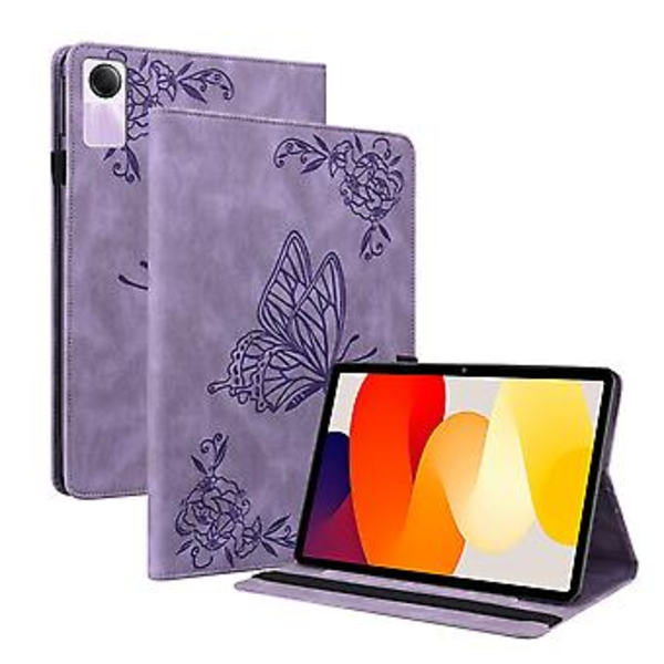 Læder Tablet Etui Til Xiaomi Redmi Pad SE 11 tommer (Lilla)