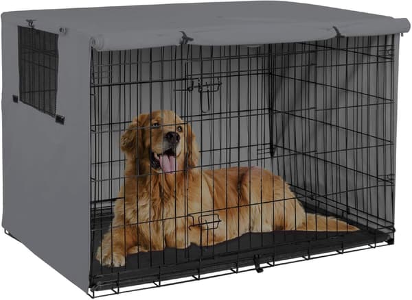 Land Dog Crate Cover Durable - Polyester Pet Kennel Cover Univers