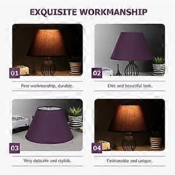 Liten Lampskärm E27 Sockel Vägglampa Skärm Retro Stil Lampskärm Tillbehör