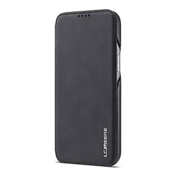LC Ancient Series Læder Telefonetui Til iPhone 15 Plus (Sort)