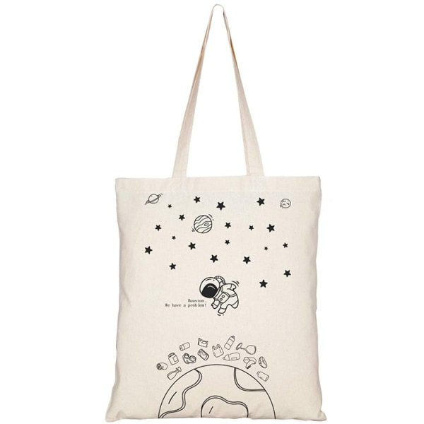 Tot Tote Bag Bomull - liten bomullsstoff Tote Bag Bomullspose - s