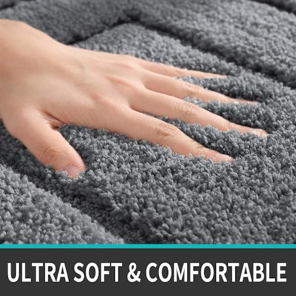 Skridsikker bademåtte vandabsorberende mikrofiber blød bademåtte,Mach