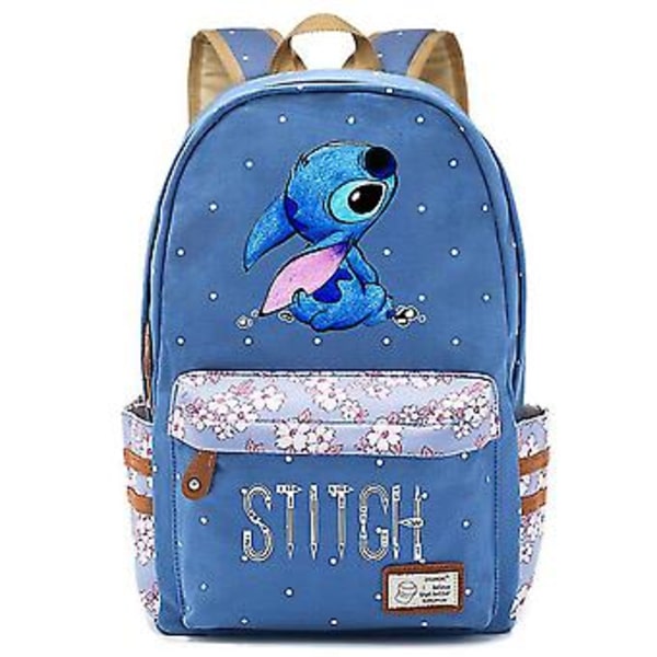 Ny Kawaii Disney Stitch Ryggsäck för Pojkar och Flickor, Barn, Skolväskor, Damryggsäck, Tonåringar, Skolväska, Canvas, Resa, Laptopryggsäck -r (9)