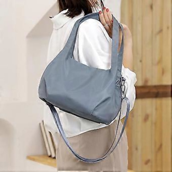 Ensfarget Tote Bag for Kvinner Multifunksjonell Underarmsveske Gave til Bursdag Jubileum (Kjøttfarget Rosa)