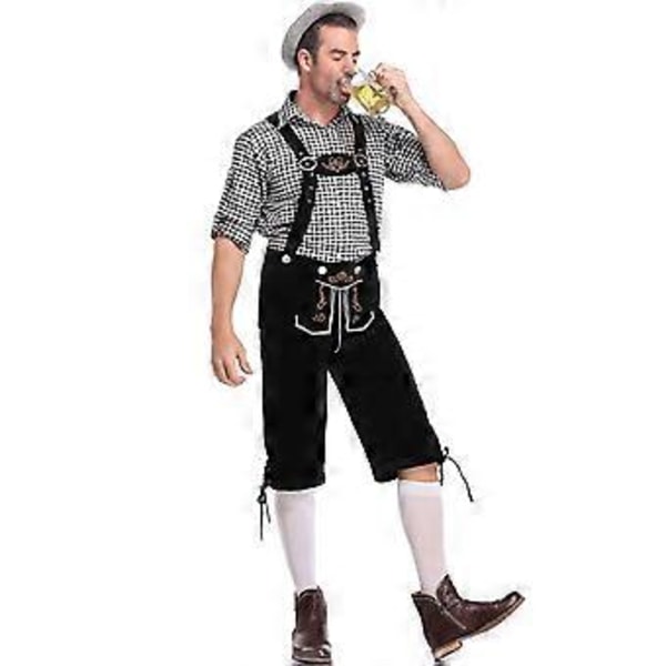 Mr. Oktoberfest Kostume - Voksen Large - InCharacter Bayersk Mand Voksen Kostume (S Sort)