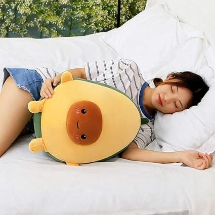 Plush Avocado Leksak (25cm) Söt Avocado Kudde Fruktformad Fylld
