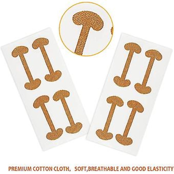 10 stk Indgroet Negl Korrekturer Stickers Åndbar Selvklæbende Elastisk Negl Korrektionsplaster