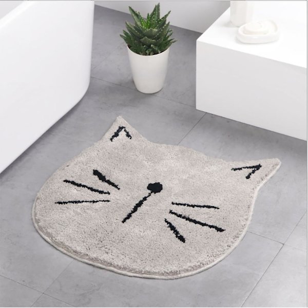 Koti kylpyhuoneen imukykyinen liukumaton lattiamatto (60*60cm)