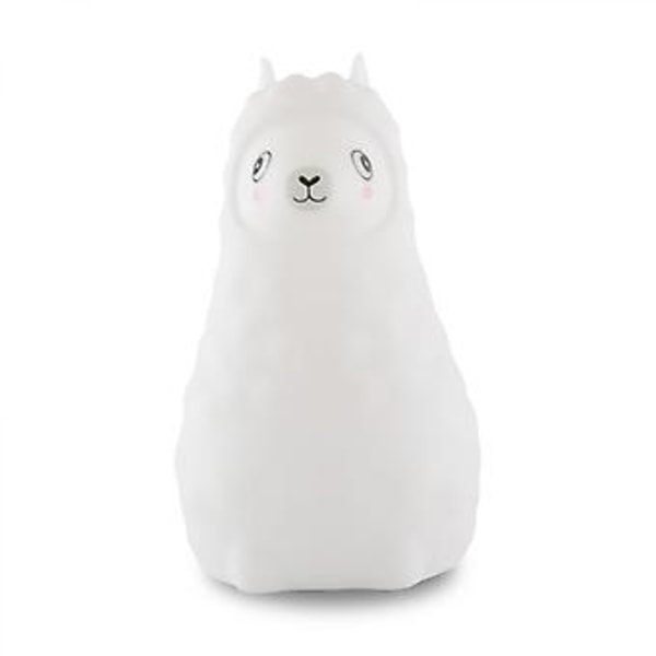 Sööt Alpaca Lasten Yövalo, Silikoninen Latautuva Lastenhuoneen Valo