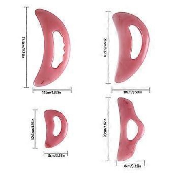 Vartalon Gua Sha -hierontatyökalu, uudelleenkäytettävä Guasha-selluliittihierontatyökalu, hierontaa muotoileva Guasha-lauta, miehille ja naisille (K)