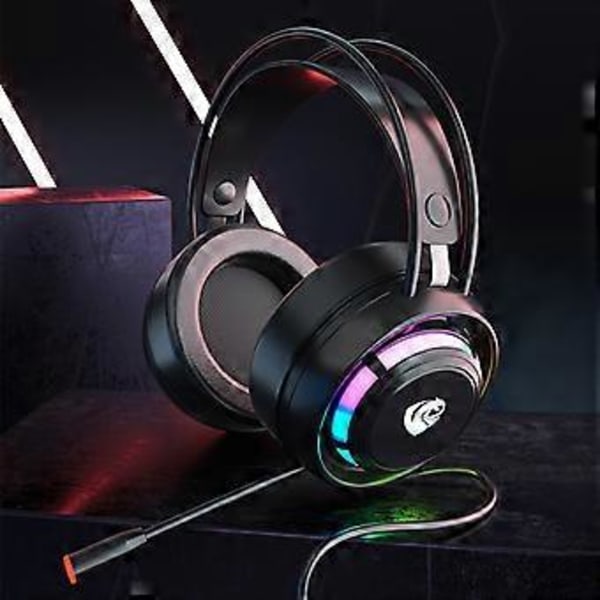 3,5 mm Jack/USB Spelheadset för PC, Laptop Dator Bas Surround (3,5 mm version)