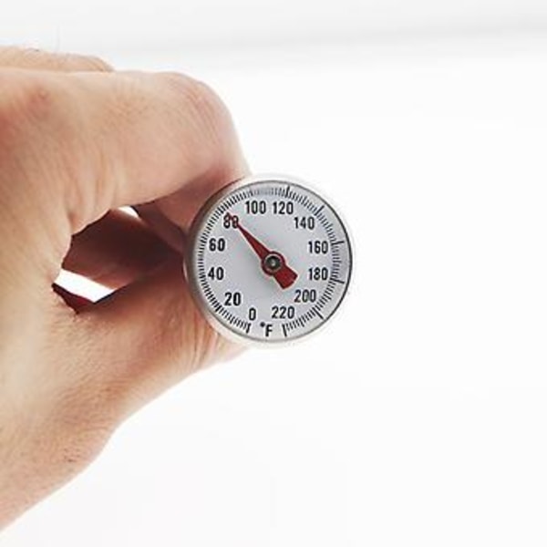Lommetermometer i rustfritt stål for matlaging, kjøtt og grilling ( )