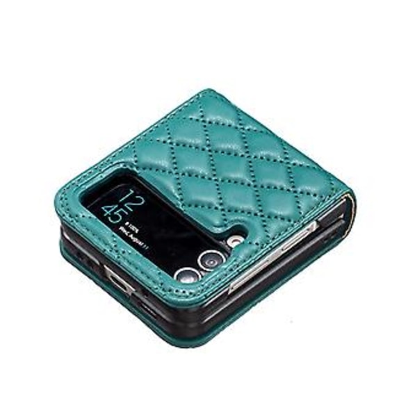PU-puhelin Kotelo Samsung Galaxy Z Flip4:lle (Vihreä)