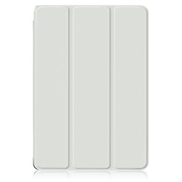 3-lags Solid Farvet Tablet Etui til Xiaomi Redmi Pad SE (Grå)