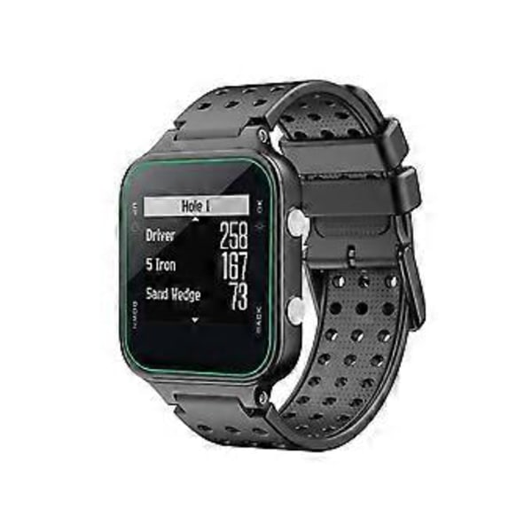 Lämplig för Garmin Approach S20 Monokromt Runt Hål Armbandsur Silikon Ersättningsarmband (Svart)