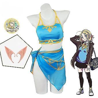 Princess Linkzelda Badetøj Cosplay (S)