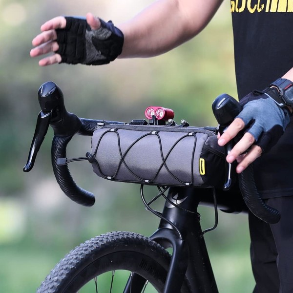 Sykkelstyreveske Sykkel Front Tube Bag Sykkel Oppbevaringsveske for Mo