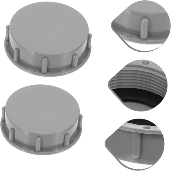 6 stk. 56mm VVS-afløbsdæksel Rør Dækselprop Under Vask Fleksibelt Rør Under Vask Rør Tilbehør