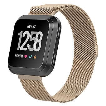 Armband för Fitbit Versa 2 / Fitbit Versa / Fitbit Versa Lite (Champagne Gold)