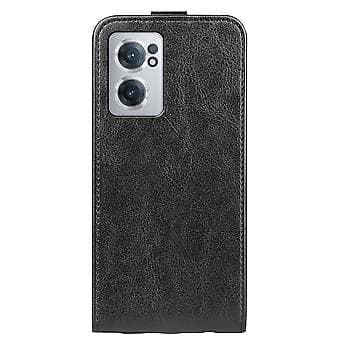R64 Vertikalt Flip Läderfodral För OnePlus Nord CE 2 5G (Svart)