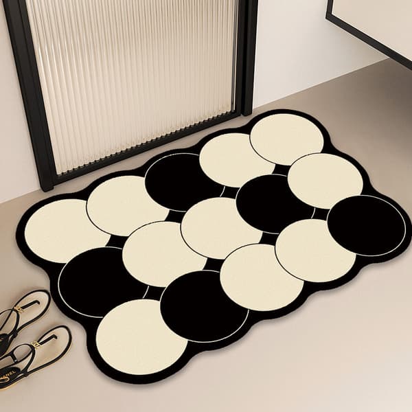 50 * 80cm cirkulär, minimalistisk amerikansk stil lätt att torka badrum