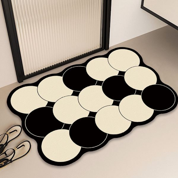 50 * 80cm pyöreä, minimalistinen amerikkalainen tyyli helppo kuivata kylpyhuone