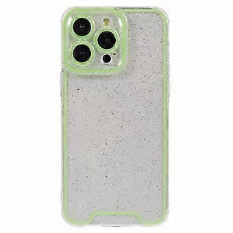 XW-serien til iPhone 14 Pro Max-deksel med glitterpulver, støtsikkert TPU-telefondeksel med lysende design (stil B)