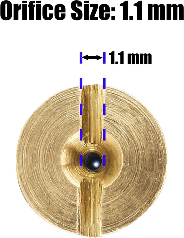 2-pack 1,1 mm Skumkanonmunstycke, Universalgängade Spetsar