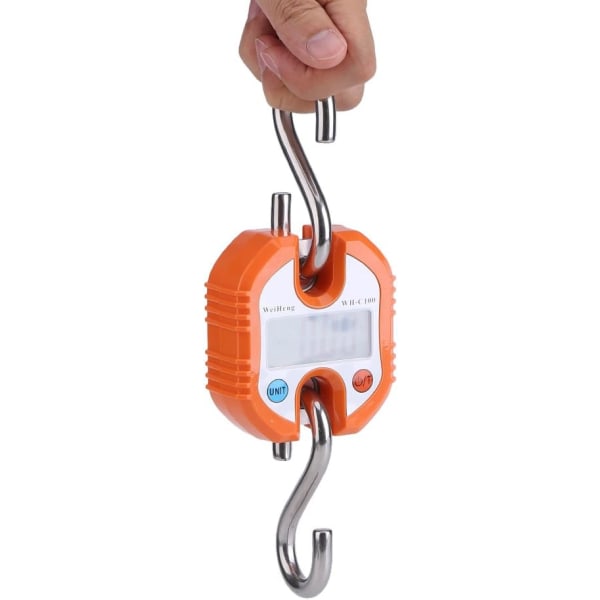 1PC (Orange) Portable Professional Digital Crane Scale 150 Kg, Mi