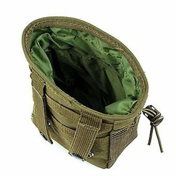Taktisk Molle Utility Drop Dump Ficka Militär Jakt Vapen Ammunition Väska Kraftig (Armégrön)