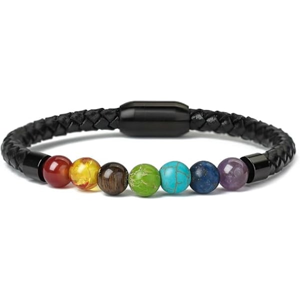 Armbånd Healing Balancing Ægte Læder Armbånd med Magneter