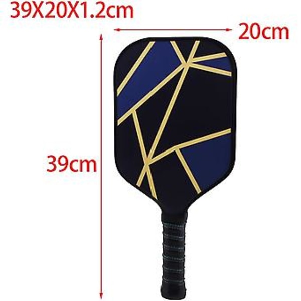 Pickleball Paddel, Honungsvax-kärna, Fiberglasyta, Inomhus/Utomhusanvändning