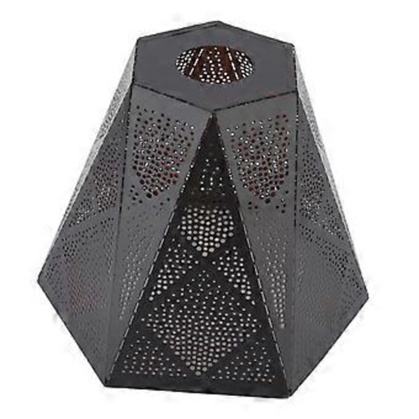 Lampskärm Smidesjärn Ihålig Design Modern Stil Korrosionsbeständig Bordslampskärm för E27 E26 Lamphållare