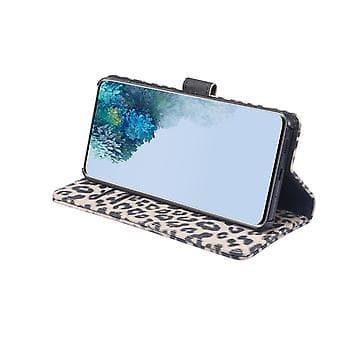 Nahkainen kotelo Galaxy S20 Ultralle (Ruskea)