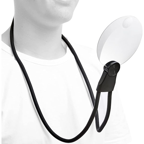 Hands Free -suurennuslasi kaulaan, suurennuslasi f