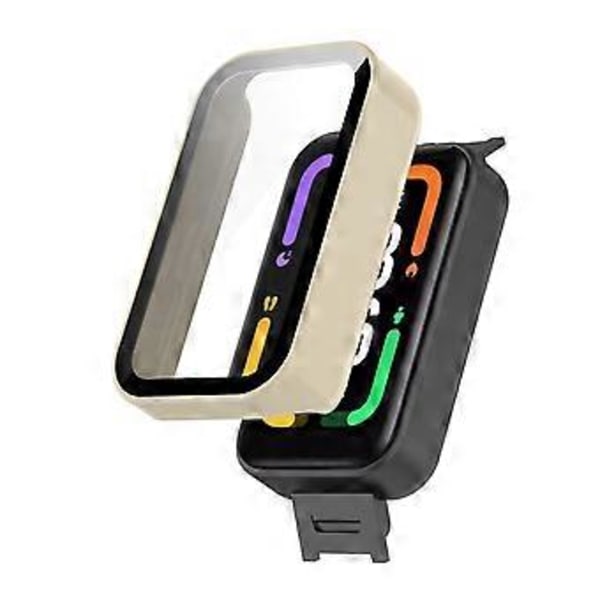 Hårdskal Tempered Glass Skærmbeskytter Case Bumper Cover til Readme Band Pro (Hvid)