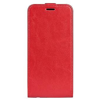 R64 Lodret Flip Læder TPU Etui Til ZTE Blade V30