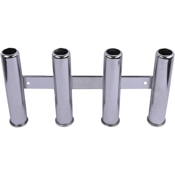 Fiske stang holder Marine Grade 316 Rustfritt stål 4 Rør Båt Yacht Side Montert Hjem Heavy Duty F