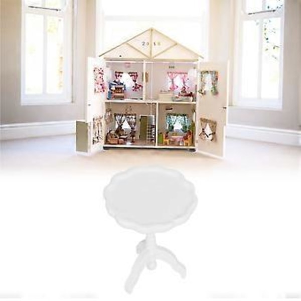 1:12 Dukkehus Sofabord DIY Dukkehus Spisestue Te Bord Møbel Model Dekoration