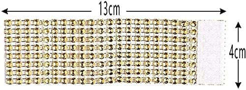 10 stk. Rhinestone Servietringe Blanke Rhinestone Servietringe